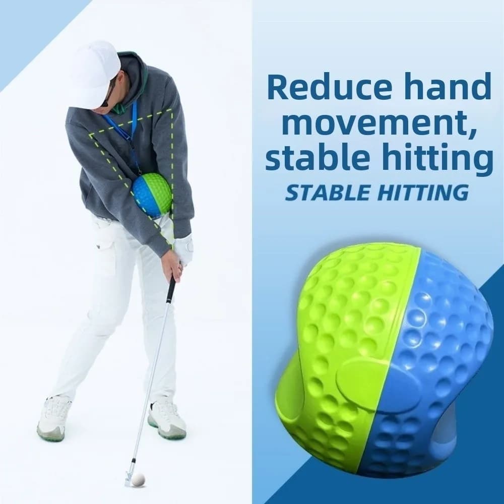 Posture Corrector Golf Swing Trainer Connect Ball Training Tools Golf Double Color Connect Ball Gesture Correction