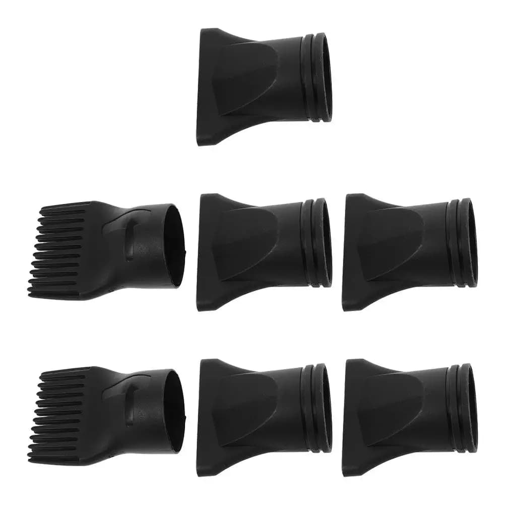 7Pcs Hair Dryer Nozzle Universal Styling Attachments Narrow Concentrator Blow Dryer Nozzle Set for Salon Home Use Hair Drying