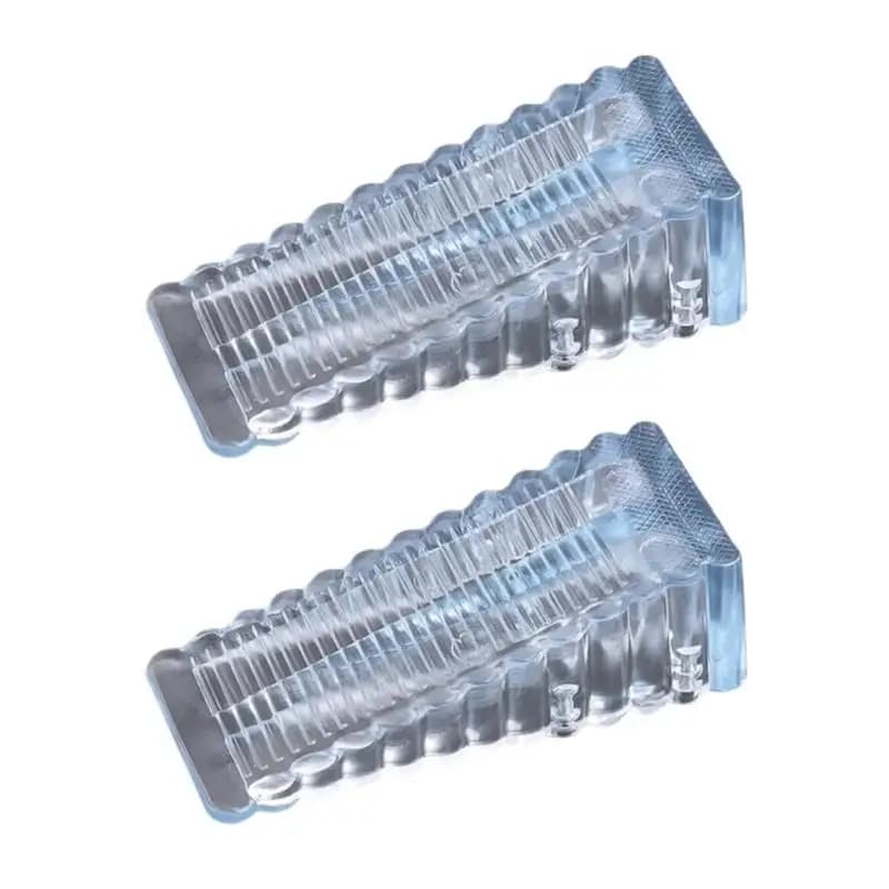 652F 2 pezzi Tappi porta in silicone riutilizzabili Home Office Door Anti collisione Tappo porta protezione da parete Buffer