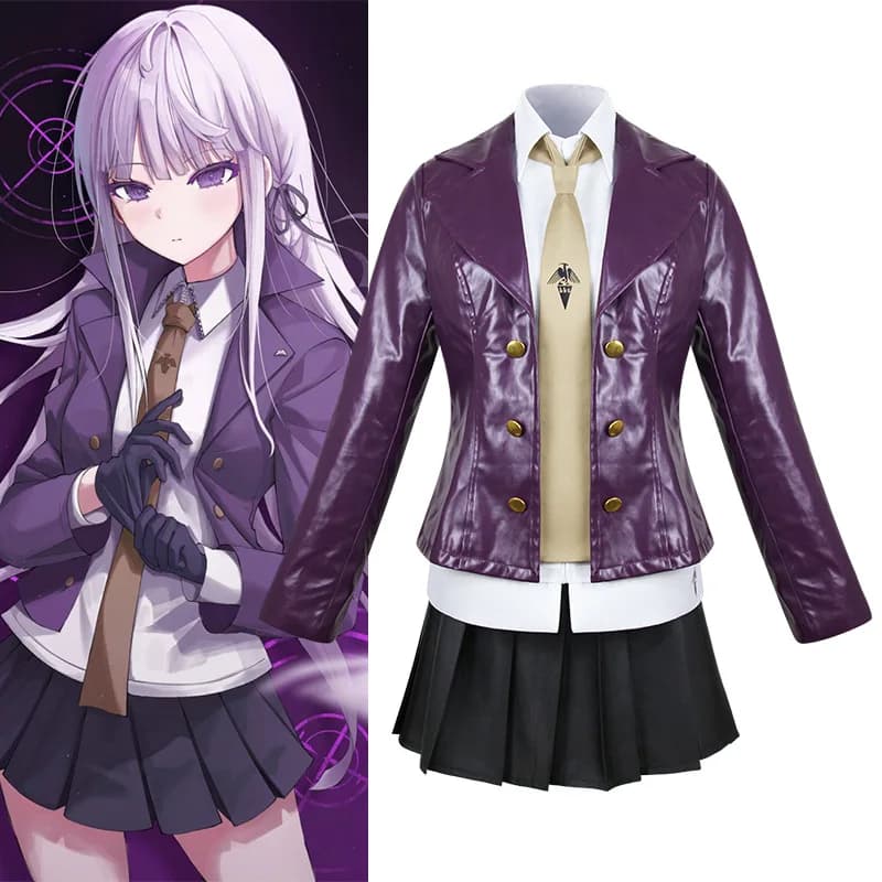 Costumi per giochi di ruolo anime, con effetto nebbia, sonagli, uniformi, costumi da donna per feste di Halloween, set con gonna a pieghe