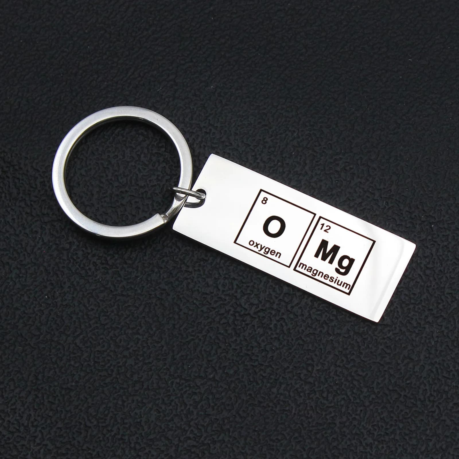 Keychain chemical for men periodic table of key rings Ba Bi Es keychain Be Ni Ce gift pendant for girls