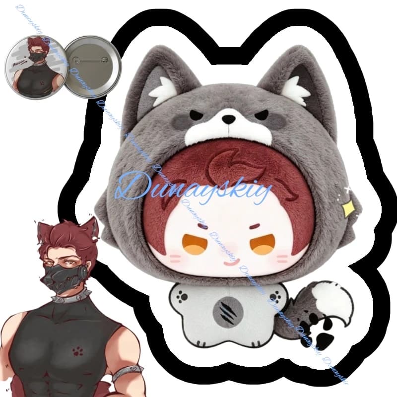Valko Cosplay Anime Figure 10CM Love and Deepspace New Role Pendant Backpack Accessory Halloween