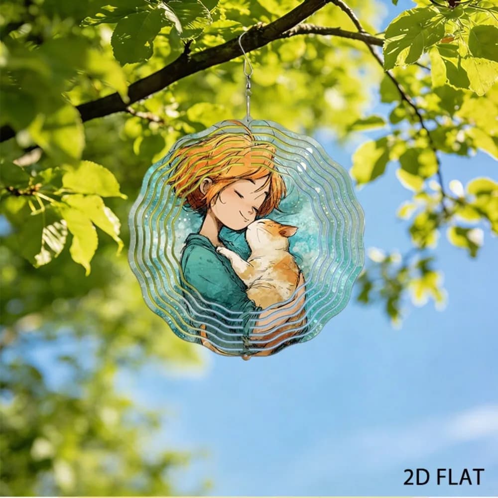 Wrought Iron Wind Chimes for Outdoor Garden Patio Decor