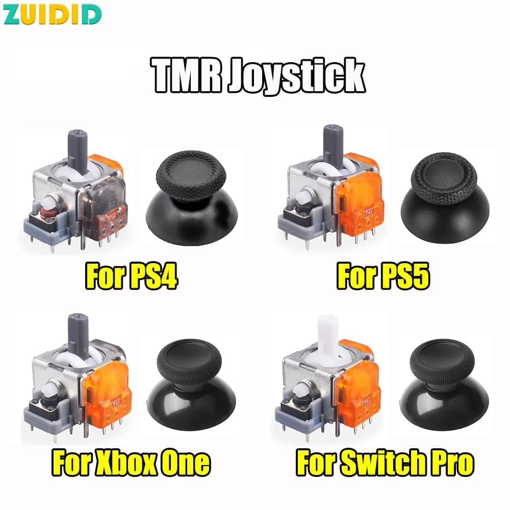 Joystick elettromagnetico TMR per gamepad PS5 PS4 per sostituzione riparazione controller Switch Pro Xbox One Series con tappo stick