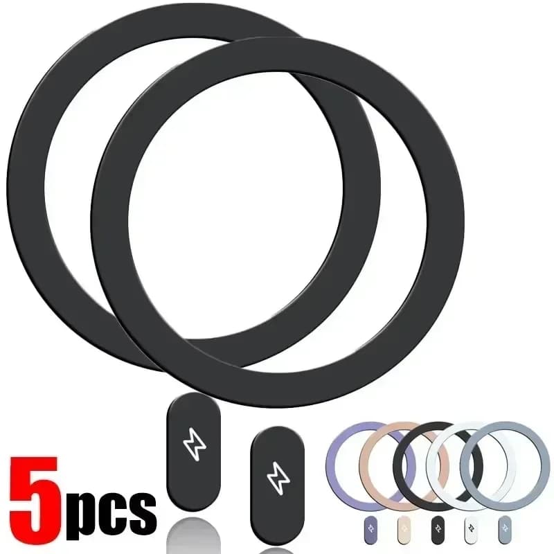 per anello piastra magnetica Magsafe Supporto adesivo universale in metallo Caricatore wireless Lamiera metallica per supporto mobile per auto magnetico