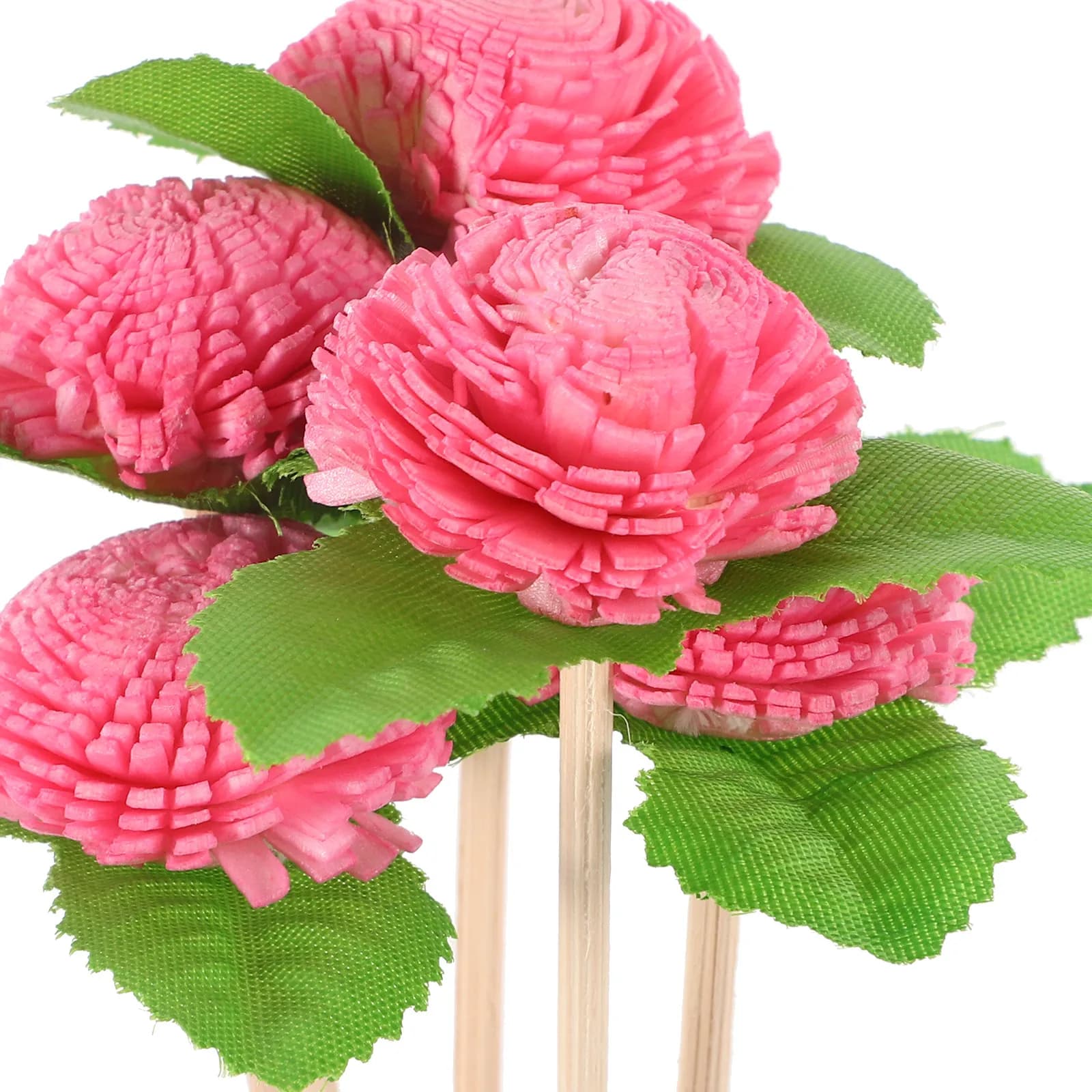 Set di 5 Bastoncini Diffusori di Aromi con Fiori Secchi, Decorazione per Fragranza Ambiente, Eleganti Bastoncini Floreali Senza Perdite