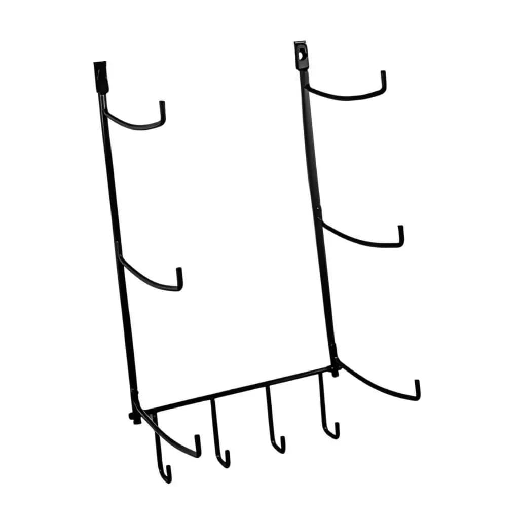 Support for yoga mat with wall storage support with foam rollers with hooks for home gym
