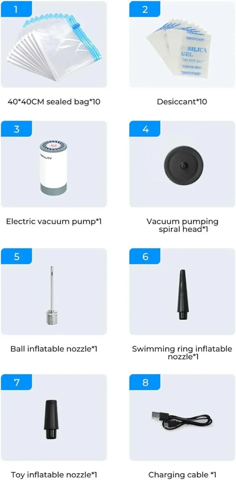 Filament Storage Vacuum Bag CREALITY Official 3D Printer PLA ABS TPU Dryer Safekeep Humidity Resistant 3D Printer Parts