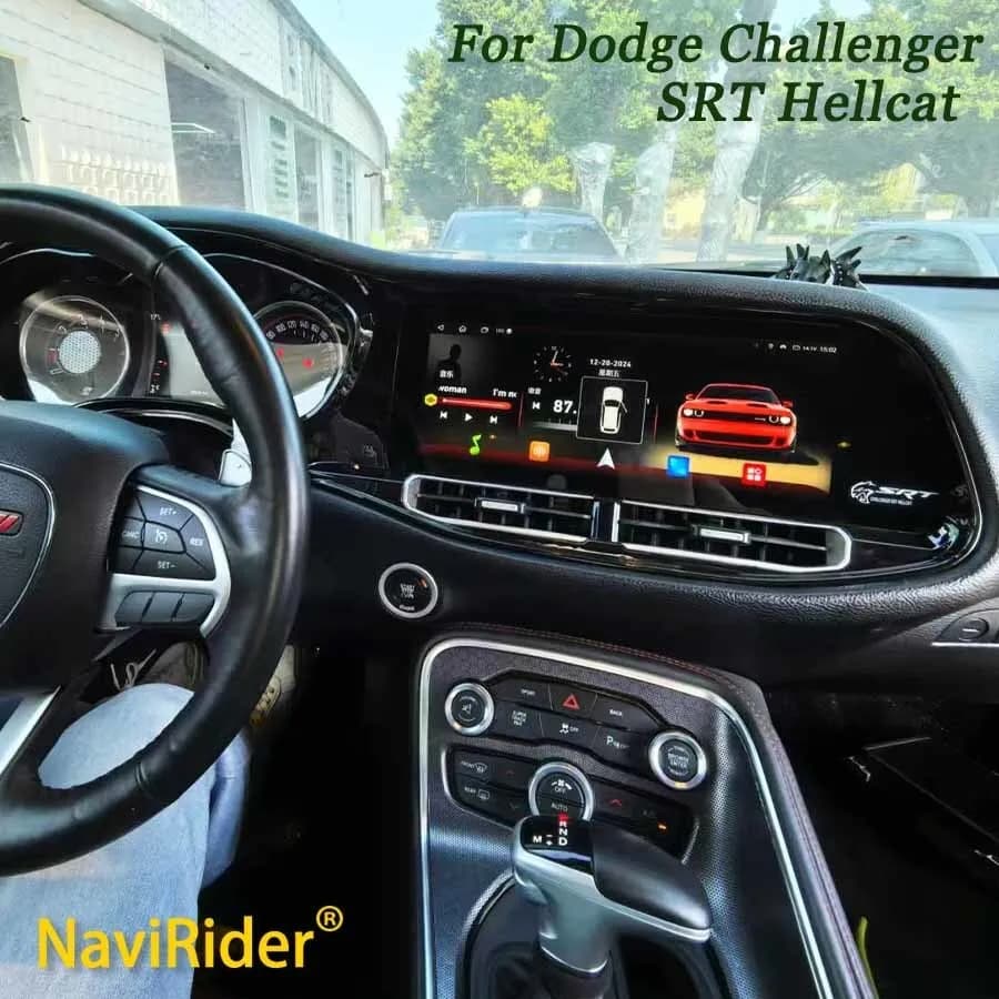 12.3" Android Carplay Car Radio Smart Screen For Dodge Challenger SRT Hellcat 2010 -2023 Multimedia Video Player GPS Navigation