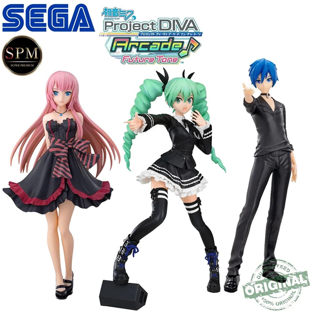 Disponibile Originale Sega Spm Figura Hatsune Miku Progetto Diva Arcade Future Tone Hatsune Miku Megurine Luka Kaito Anime Figure