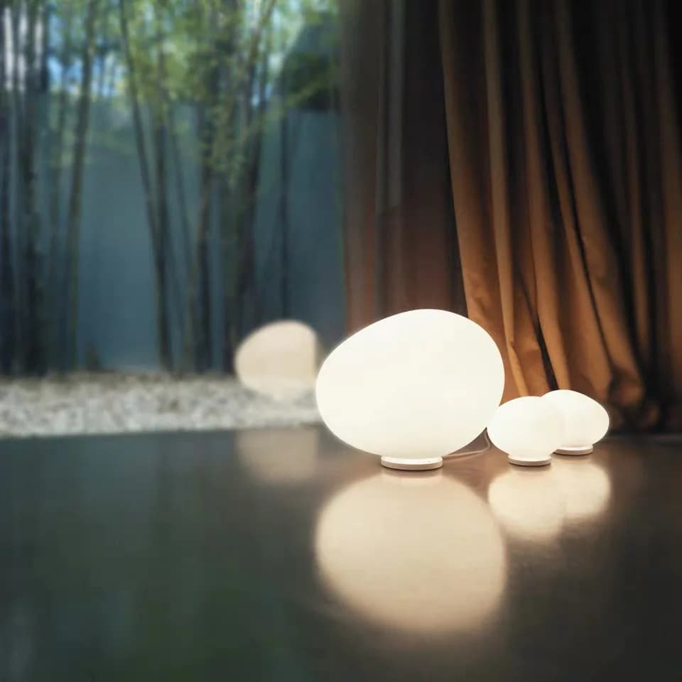 FOSCARINI lampada da tavolo in vetro bianco da tavolo lampada da tavolo a LED Replica lampada decorativa per soggiorno camera da letto illuminazione da comodino dell'hotel