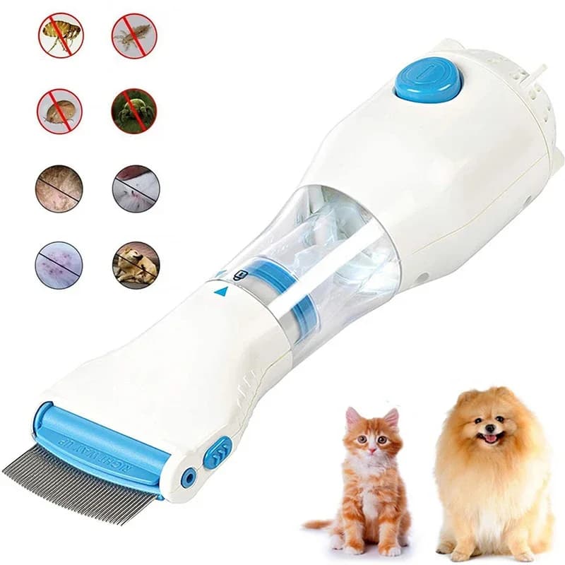 Electric Pet Lice Grabber Comb Multifunctional Physical Flea Removal Killer Brush for Cats Dogs Hair Cleaner Lice Remover Comb