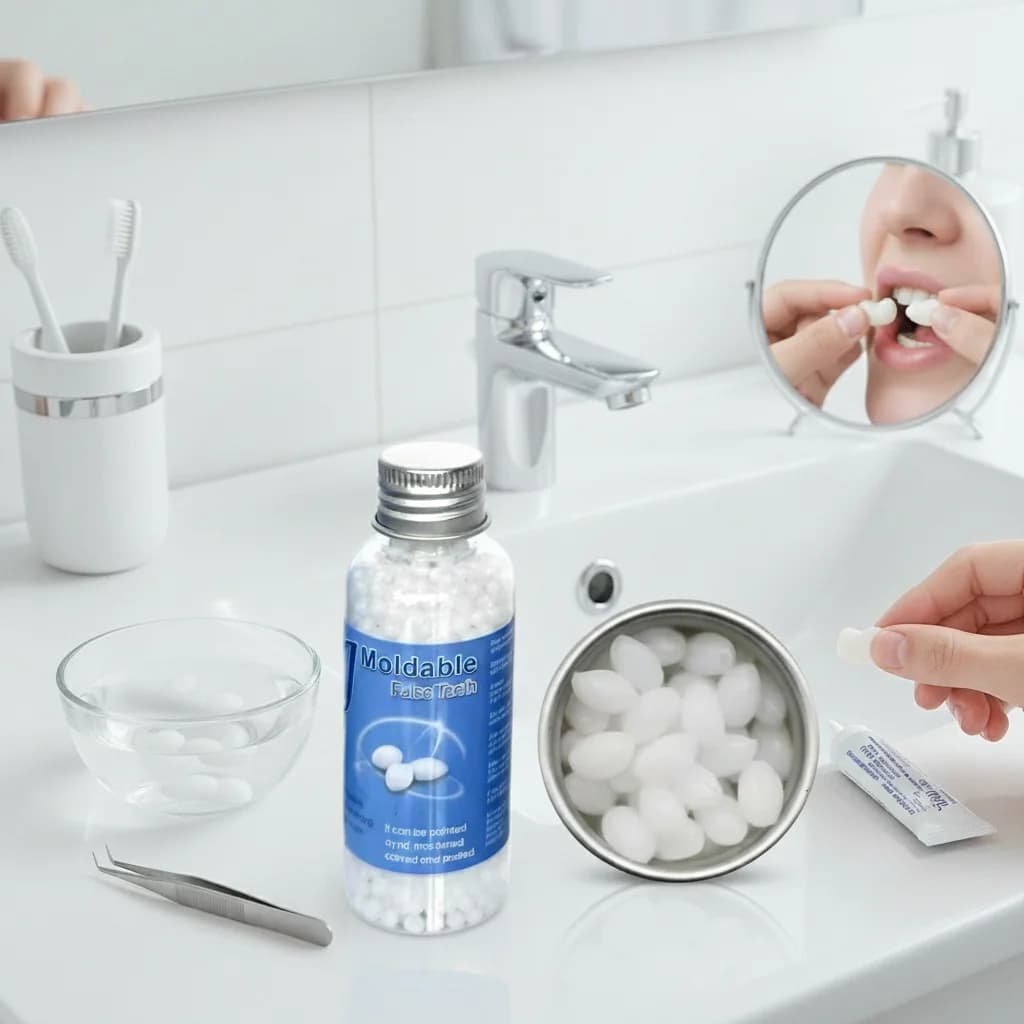 Resin Temporary tooth repair Fake teeth teeth tips Solid glue Adhesive protheses Teeth whitening-Beauty of teeth