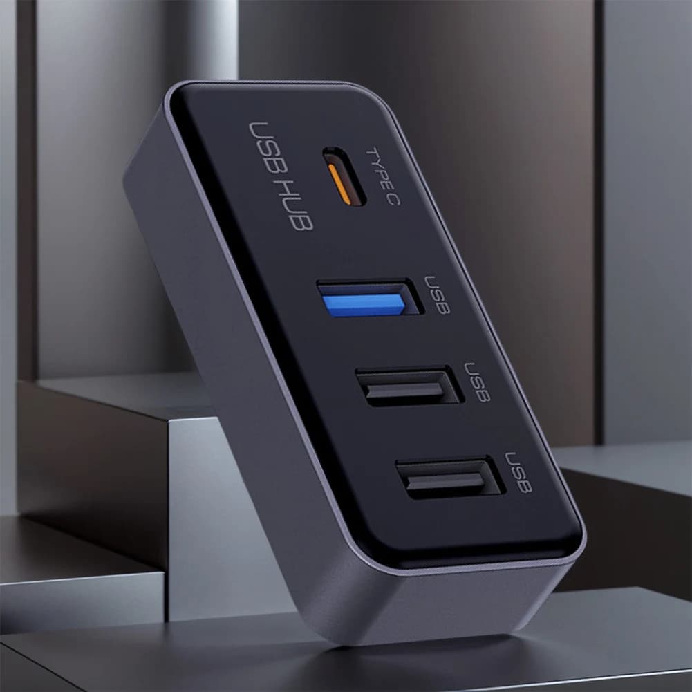 Docking Station 4-in-1 per Vano Portaoggetti, Adattatore USB per Accessori Auto TESLA Model 3 e Model Y