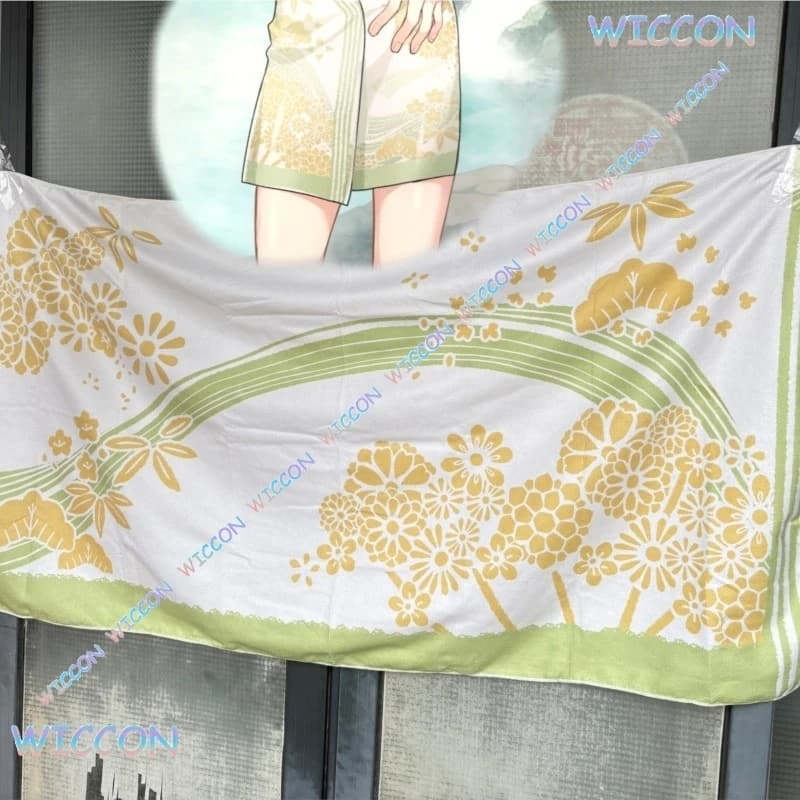 [wonaCos]Nu Carnival Eiden Yakumo Olivine Aster Phantom Chant Mirage Primavera Anime Set di asciugamani Telo da bagno stampato a carattere completo C