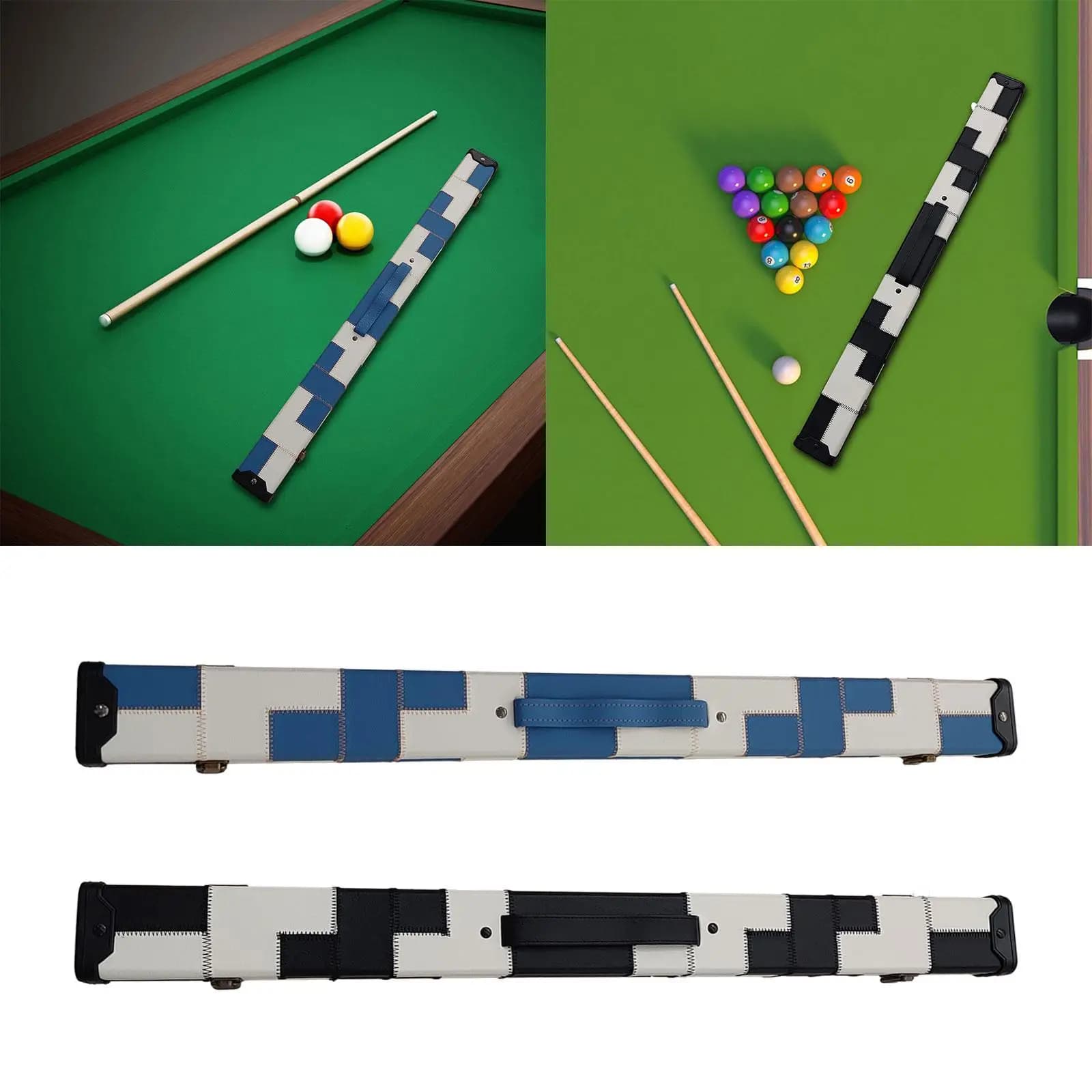 Pool Cue Case Organizer Container Equipment Protector Portable Pool Cue Bag