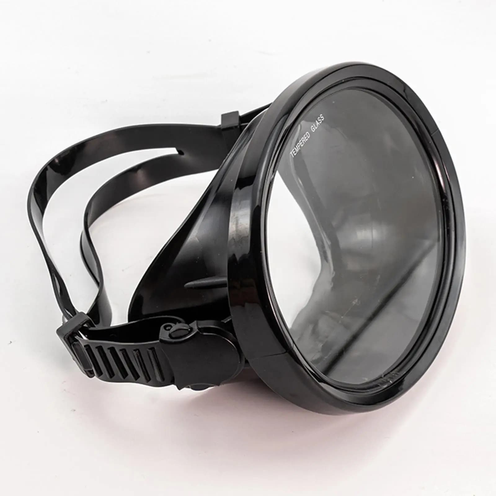 Maschera Subacquea Regolabile con Lenti in Vetro Temperato, Occhiali da Immersione Antinebbia Integrali per Adulti