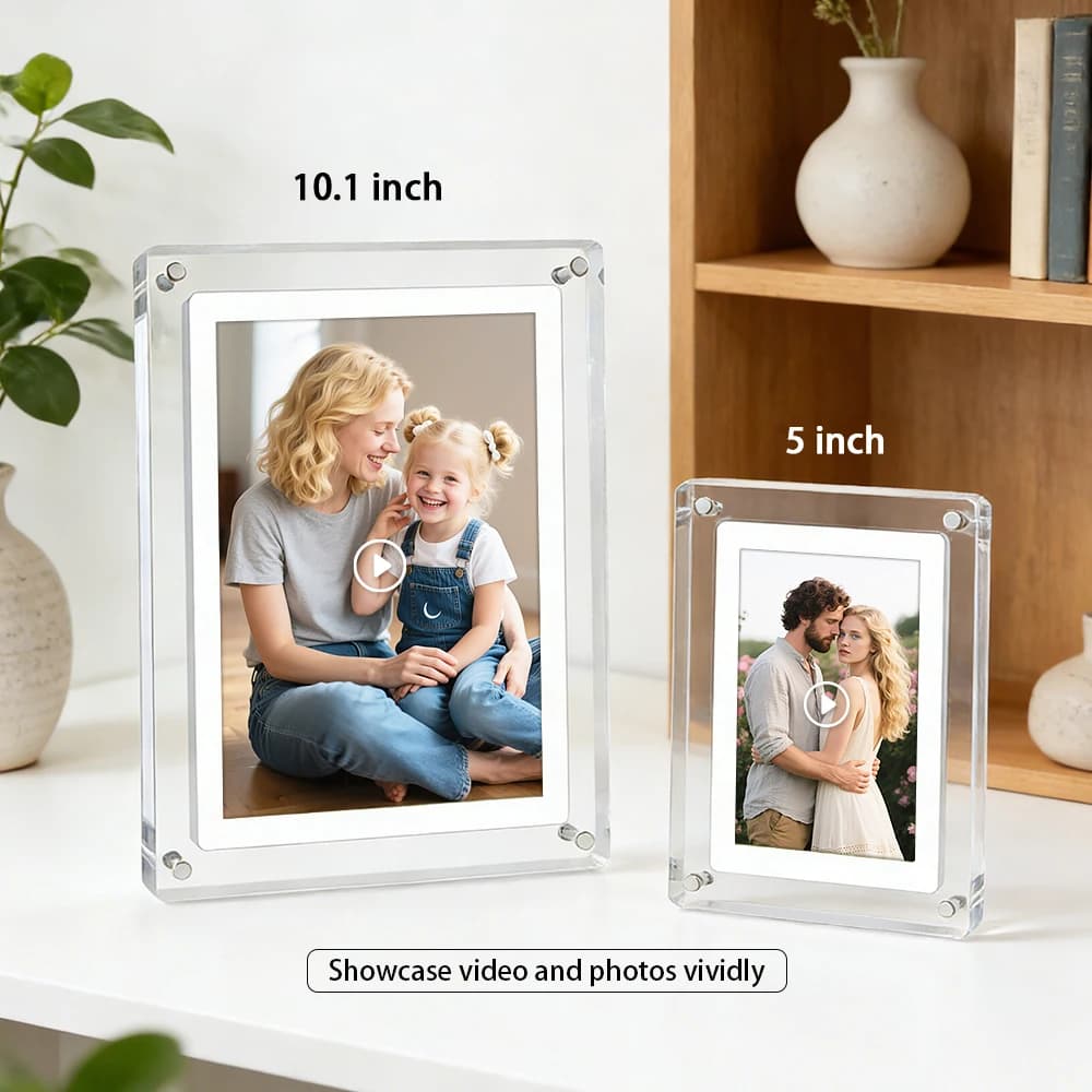 5 in IPS electronic photo frame with USB function Mobile Pentium 4, can play music, video, calendar digital wall frame digital