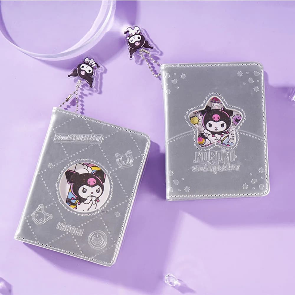Quaderno a Fogli Mobili Originale Sanrio Kuromi, Diario Kawaii Cartoon, Agenda, Materiale Scolastico, Regalo per Ragazze, Adolescenti e Studenti