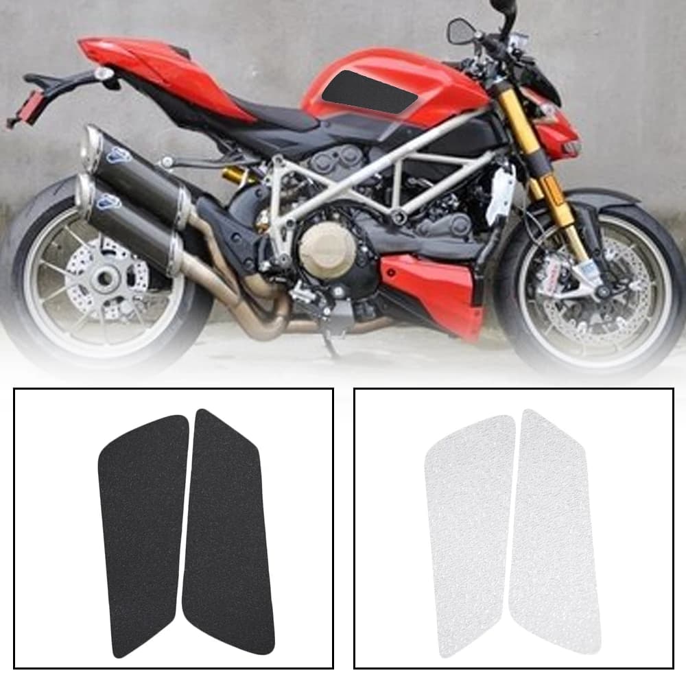Adesivo antiscivolo per moto protezione per impugnatura laterale per serbatoio di trazione per Ducati 848 1098 1198 2008-2015 2014 2013 2012 2011