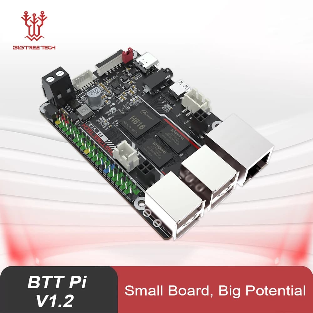 BIGTREETECH BTT PI V1.2 U2C Quad Core Cortex-A53 2.4G WiFi 40Pin GPIO VS Raspberry PI 3B Orange Pi For 3D printer Klipper