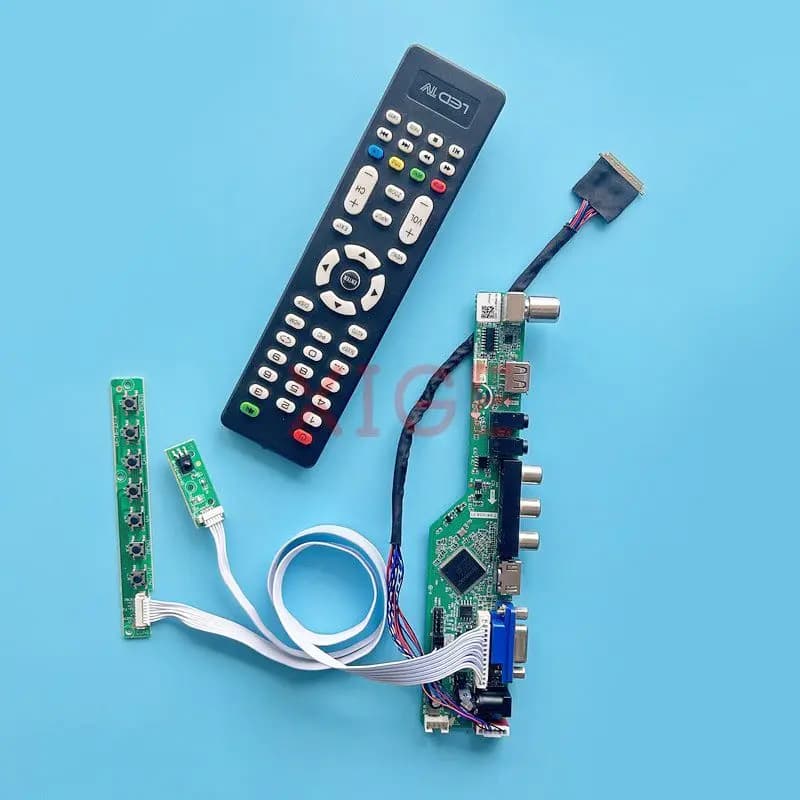 HT101WSB M101NWT2 M101NWT4 10.1 "1024*600 USB + AV + HDMI + VGA LVDS Analog TV portable panel 40 Pin