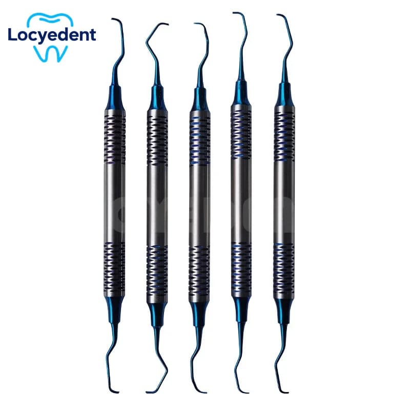 Set of ladders for cleaning dental teeth Curettes for gracious Parodontic bones Scaler perio Teeth whitening tool for oral hygiene