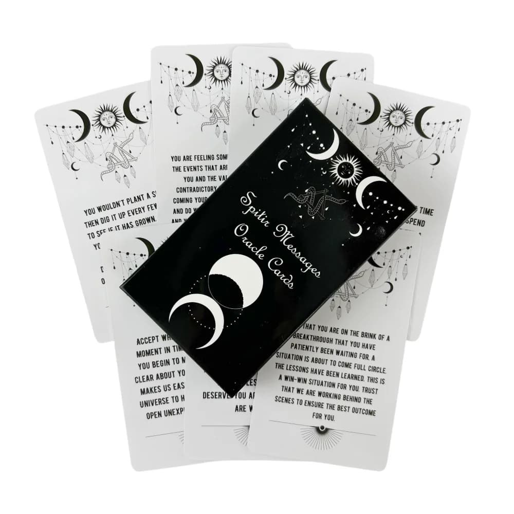 Messaggi dello spirito Carte Oracle Mazzo di divinazione Edizione Vision inglese Tarocchi Gioco da tavolo per la festa