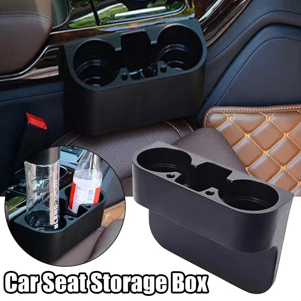 Organizzatore per Auto con Portabicchieri e Portaoggetti, Supporto per Bottiglie d'Acqua, Bevande, Telefono e Chiavi, Accessori per Interni Auto