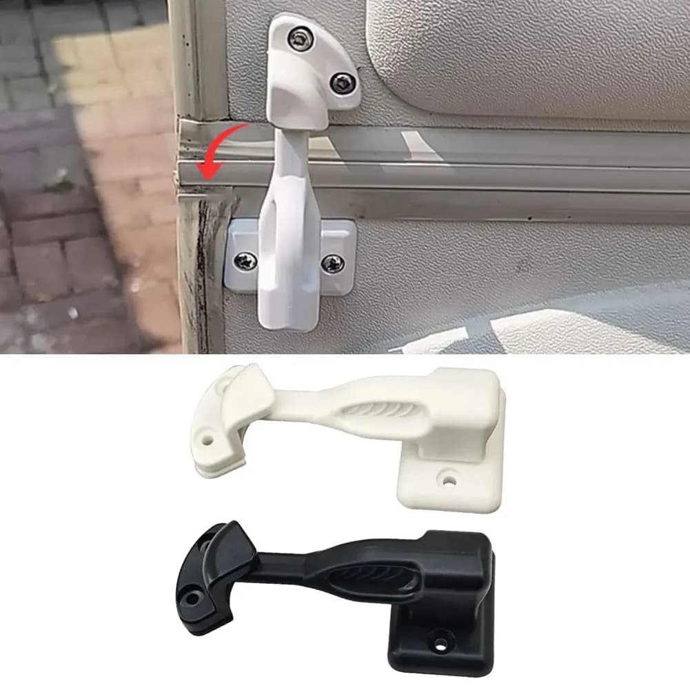 Fibbie per porte dell'armadio in nylon antiruggine impermeabili per camper Yacht Fermo per porta dell'armadio Fermaporta in nylon a forma di T