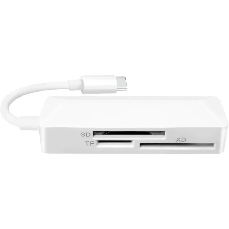 3 in 1 Card Reader Universal XD TFSD Card Reader USB C High Speed Memory Card Reader Convertert for Mobile Phones Laptop