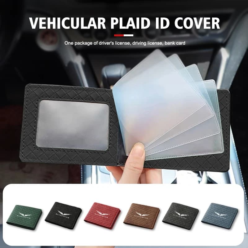 Car Driver License Holder Card Bag Business ID Passport Wallet For Cadillac Escalade CT4-V CT5-V CTS ATS SRX BLS XLR XTS XT4 XT5