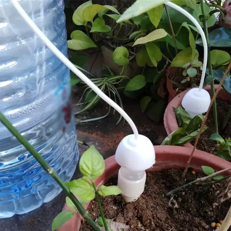 4 pieces diy system automatic irrigation plant moving water bottles pot water irrigation system water drop irrigation system plant flower irrigation system