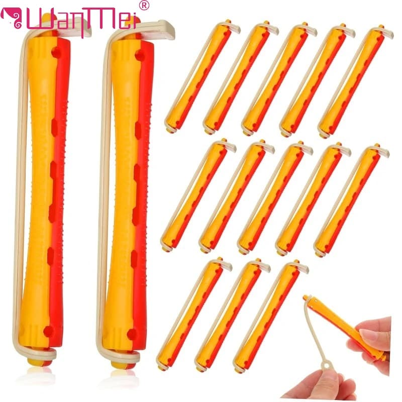 WANMEI Heat-Free Hair Bigodin Heat-Free Hair Rollers Soft Hair Ribbon Pull the core Lazy curls Flexible waveforms Hair styling tool