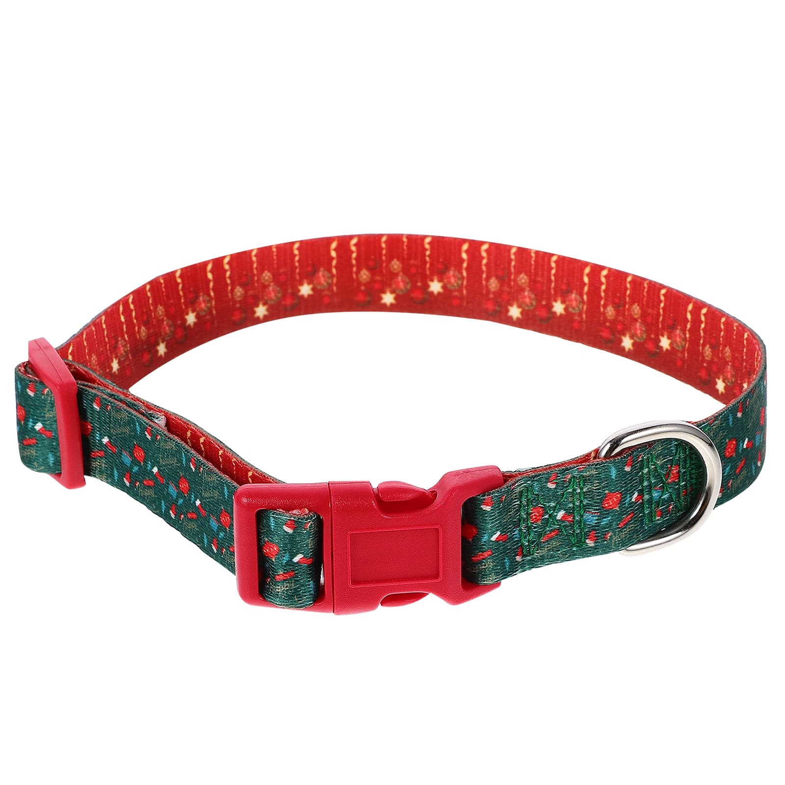 Decorazione per il collo del gattino Cucciolo di Natale Adorabile cane regolabile per collare decorativo decorativo per cani Collare per animali domestici