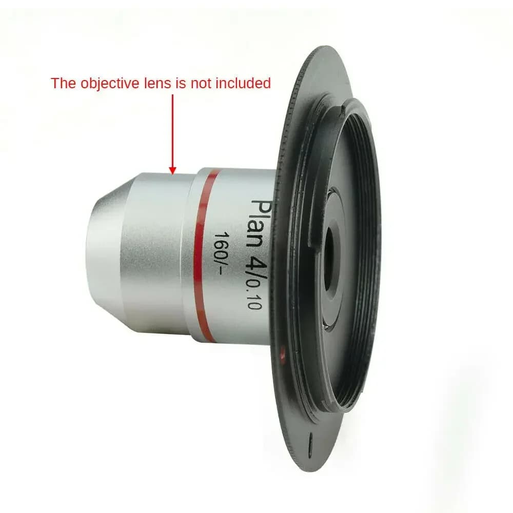 M42 to EOS Lens Mount Adapter RMS Adapter Microscope Objective to EOS for Canon EF DSLR/SLR Camera Adapter Ring Aluminum Alloy