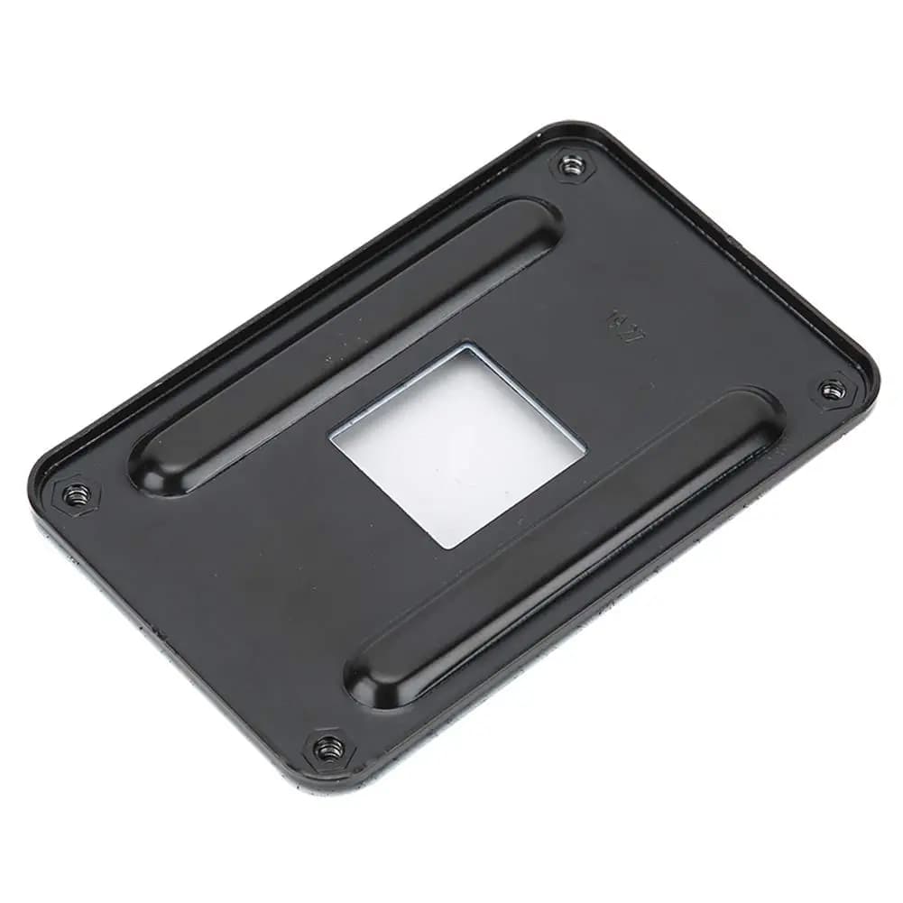 Backplane AM4, staffa dissipatore di calore CPU Backplane piastra posteriore piastra di ferro per AM4, backplane AM4 retro nero