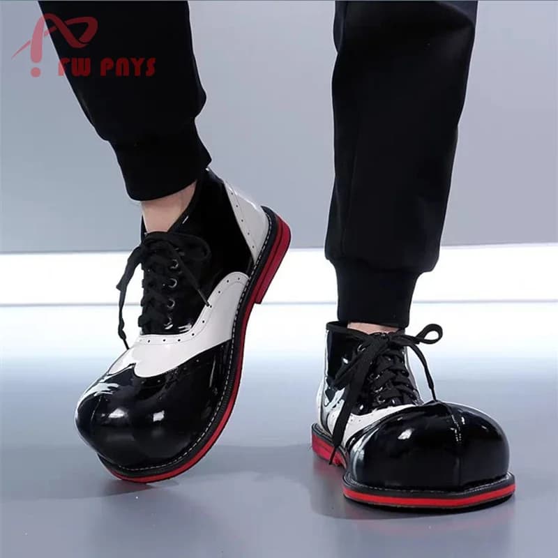 30cm Club Party Joker Clown Boots For Adults Cartoon Magic Shoes Unisex Anime Performance Wear Carnival Festival Favors