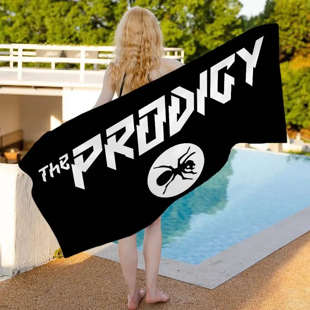 Band T-the Prodigy Anime Beach Swimming Towel Soft Absorbent Washcloth Children's Gifts for Kids Travel Camping Gym