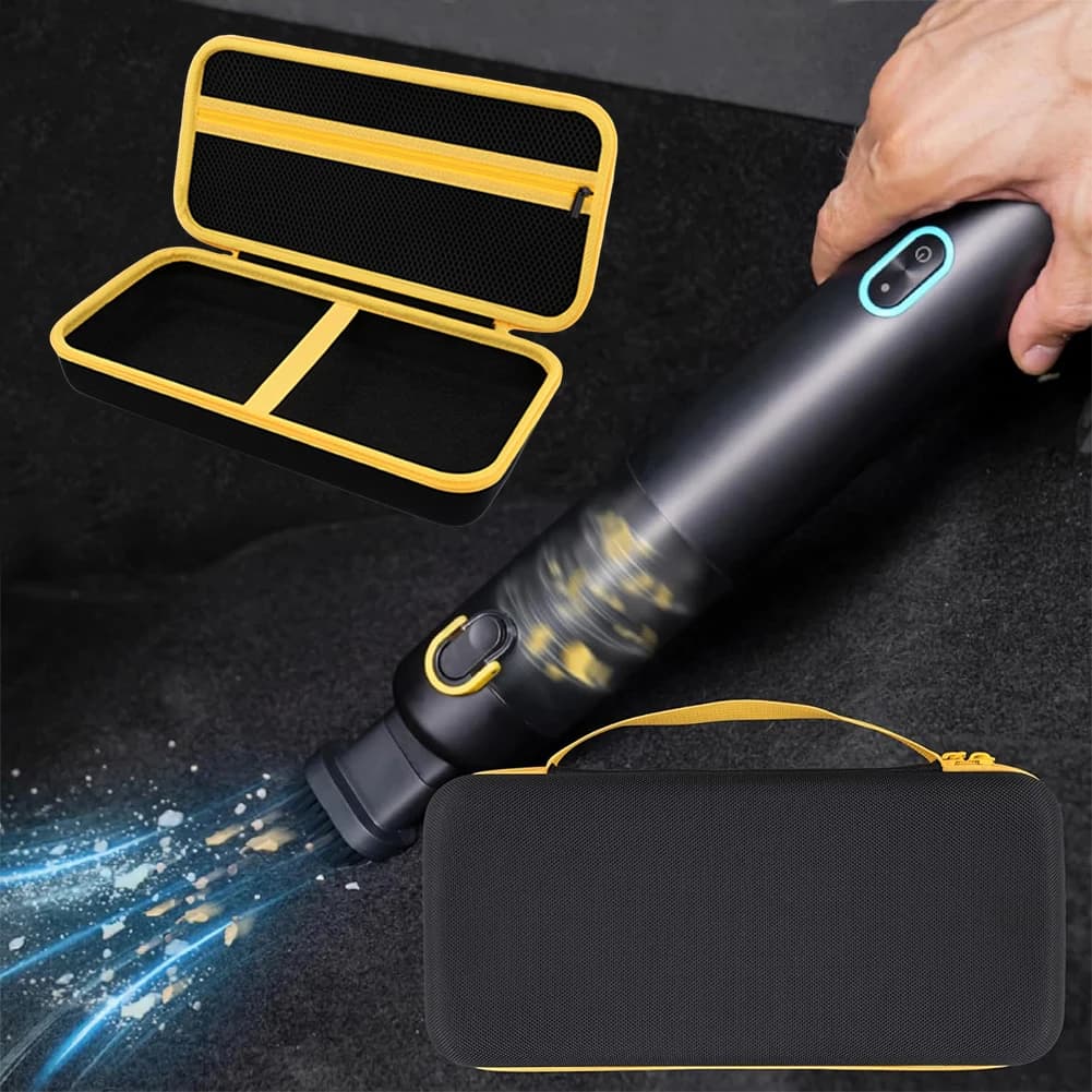 Organizzatore per aspirapolvere da auto senza fili, custodia rigida impermeabile, borsa portaoggetti per aspirapolvere portatile Fanttik Slim V8/V10 e accessori