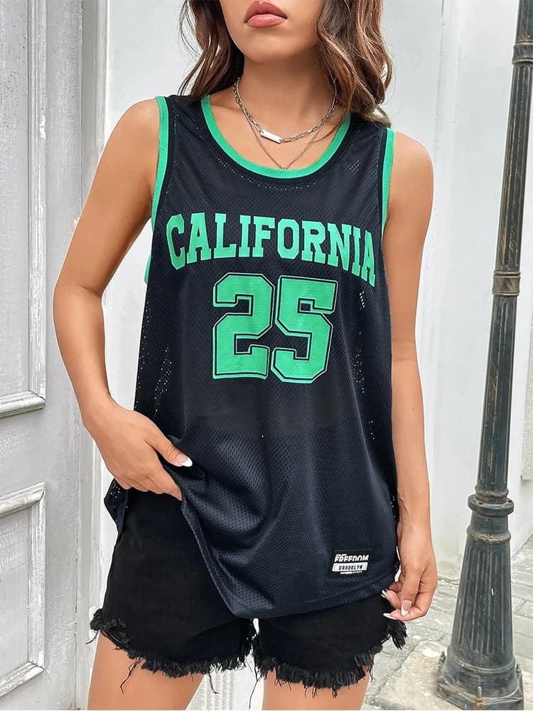 Sports Vest Basketball Tops Fast Drying Training California Couple Top Sports Sleeveless Basket Maid Man Women's Tank