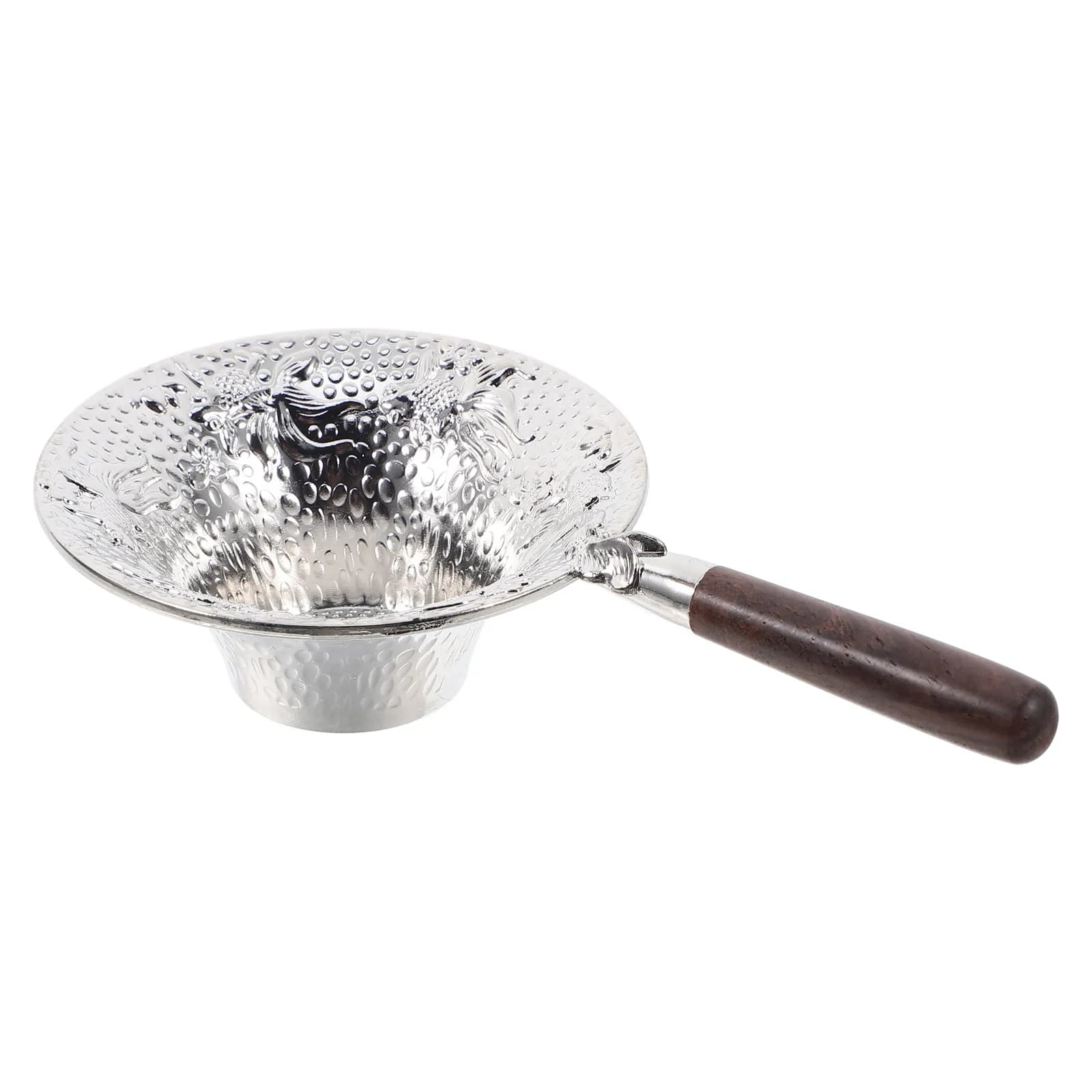 Chinese Strainer Silver Fine Mesh Filter Infuser For Loose Leaf Coffee Spice Sifter Matcha Tea Diffuser Tea Brewing Tool Leaf