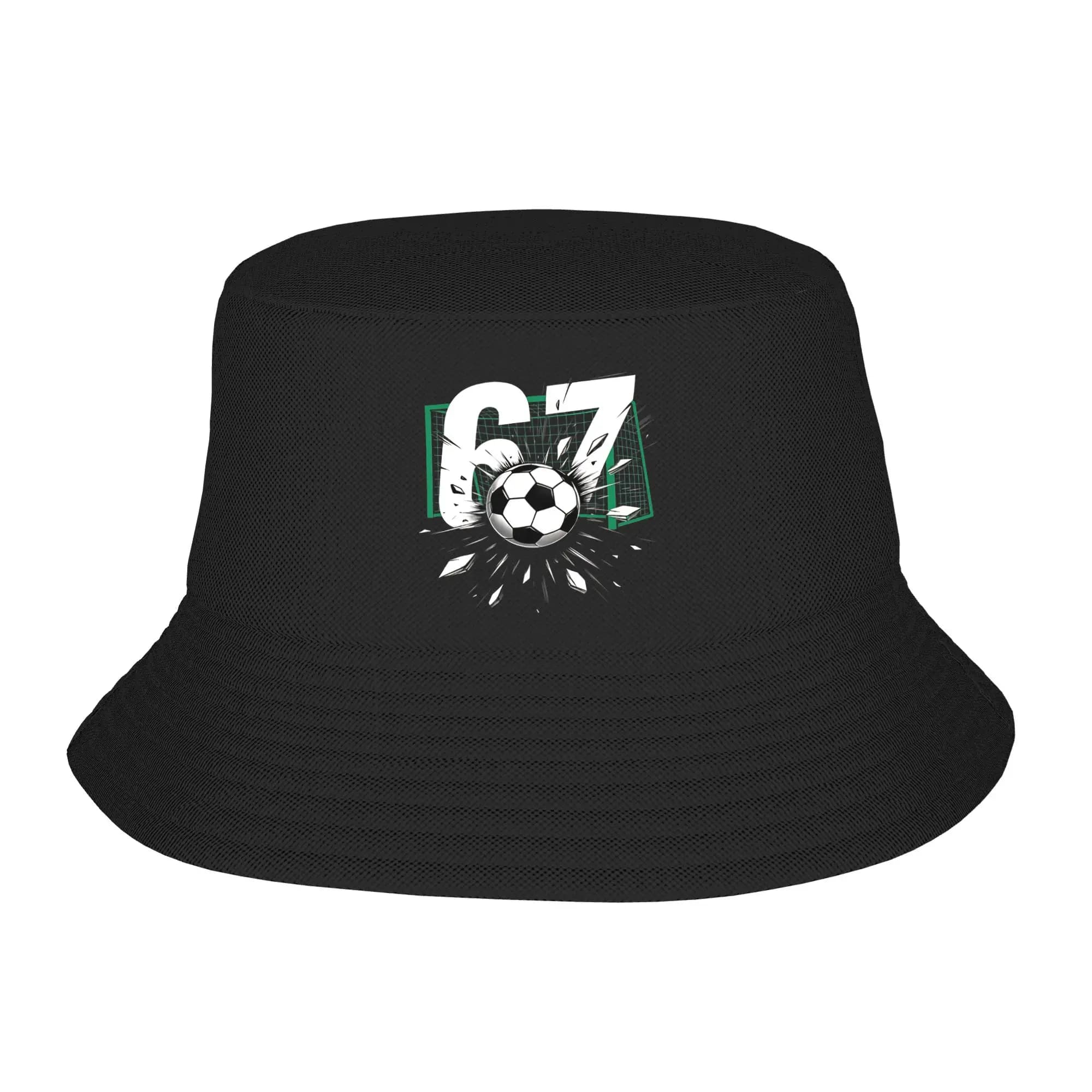 Soccer 67 Six Seven 6 7 Football Funny Meme Bucket Hat Gifts For Girl Cartoon Vocation Caps For Travel UV Protection