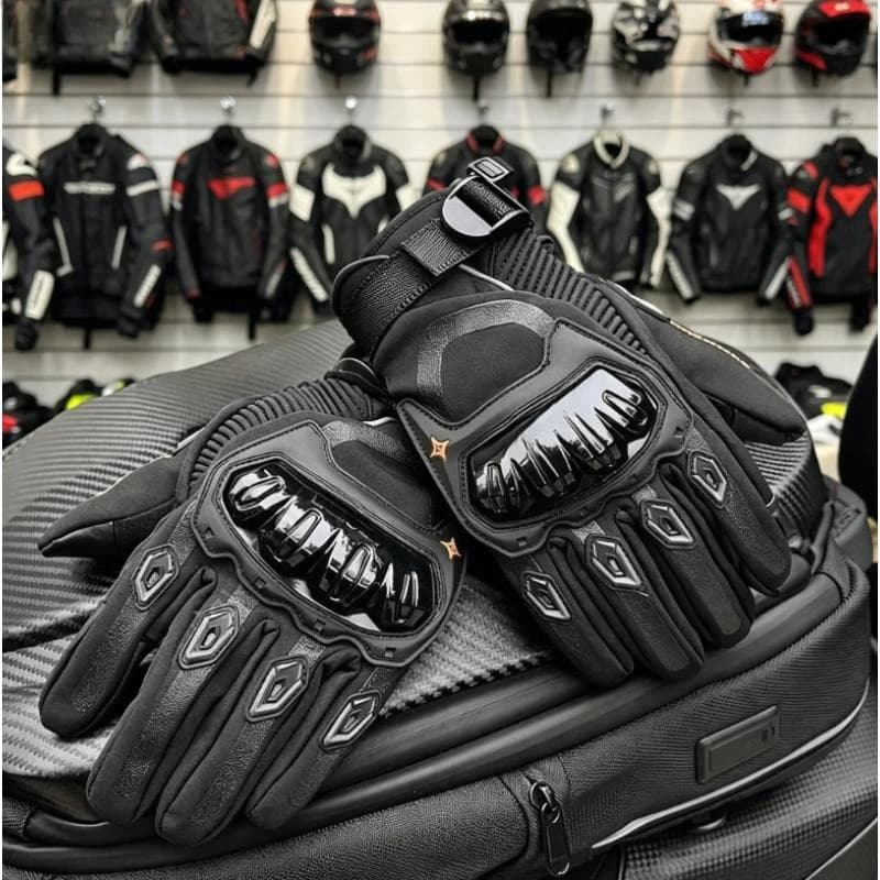 New Upgrade Motorcycle Riding Gloves Winter Waterproof Warm Touch Screen Protective Gloves