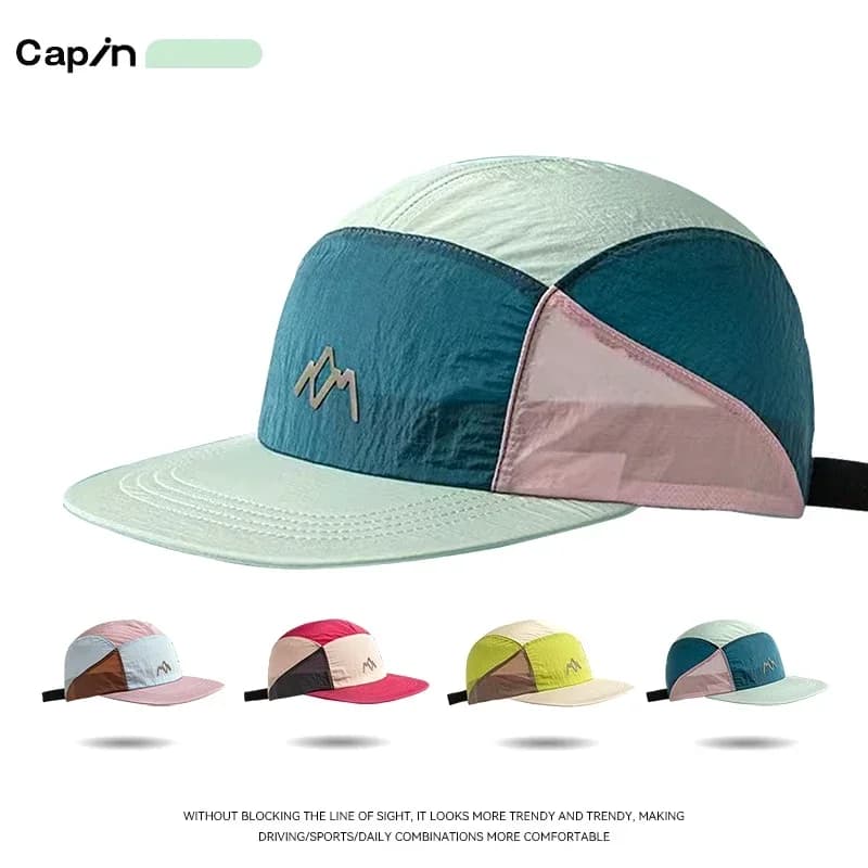 Summer Quick-drying Baseball Cap for Men and Women 5-panel Street Trend Versatile Japanese Retro Sun Protection Hiking Hat