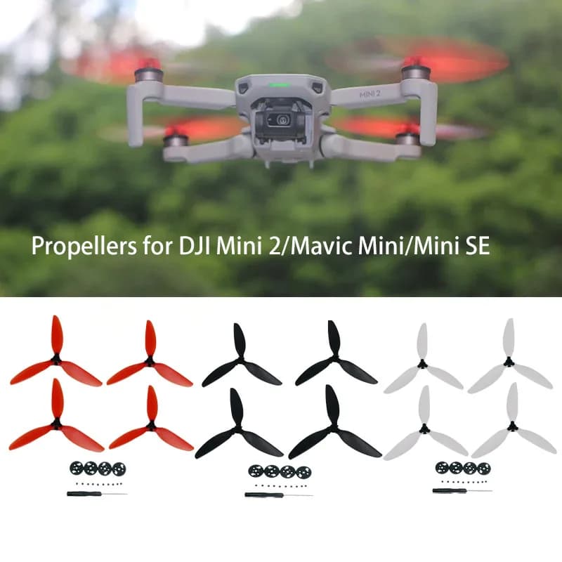 Three blade propeller for DJI Mavic Mini/Mini 2/Mini SE Drone Lightweight punches Spare blade wing fans Parts Accessories