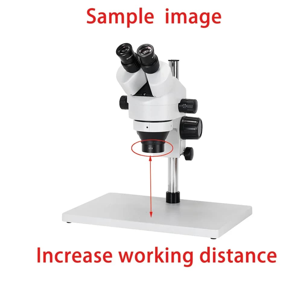 Lente Compatta e Pratica per Microscopi WD165, Lente Ausiliaria per Oggetti, Lente per Fotocamera Microscopio, Lente Barlow in Vetro