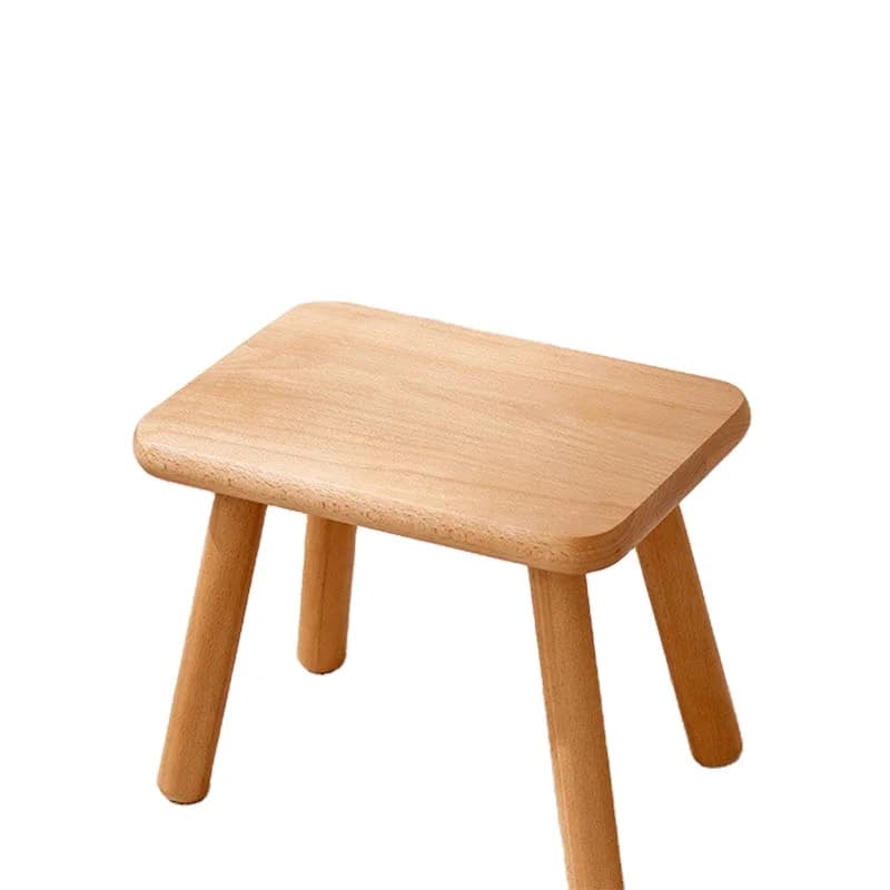 con piedini antiscivolo Porta Sgabello per cambio scarpe per cucina Poggiapiedi da giardino Passo in legno Sedile rigido solido Sgabello corto per bambini