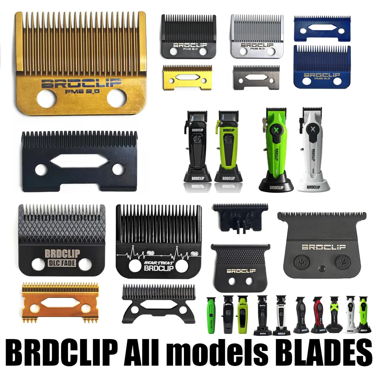 BRDCLIP All Models Professional Haircuts Original Blade Spare parts BRD 106 107 FA1C FA1T 116