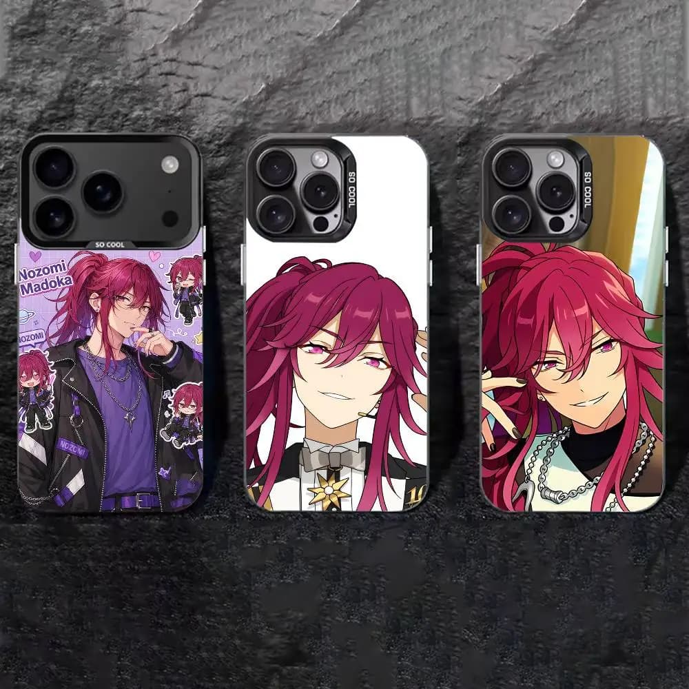 Nozomi Madoka Customizable Phone Case For iPhone 17,16,15,14,13,12,11 Plus,Pro Max,XS,Colored silver phone case